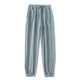 Couple's autumn and winter warm island cuffed pajama pants