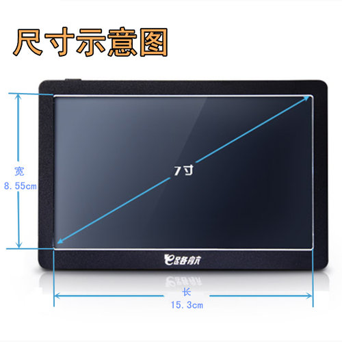 56789寸平板手机屏幕高清保护贴膜早教学习机导航通用普通塑料膜 - 图3