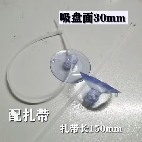 鱼缸氧气管固定吸盘氧气泵换水管增氧泵电线  强力吸盘加热棒吸盘 - 图0