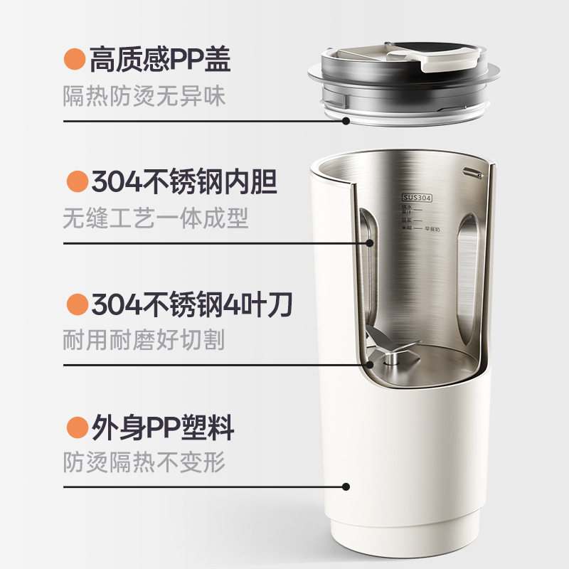 一个人小豆浆机小型1人旅行便携破壁机迷你单人迷你1人2025年新款,淘宝优惠券,粉丝福利购,淘宝优惠卷