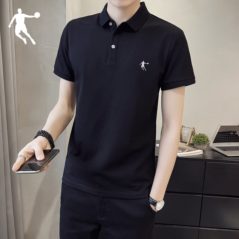 乔丹短袖夏季新款速干翻领polo衫 乔丹悠悠运动T恤
