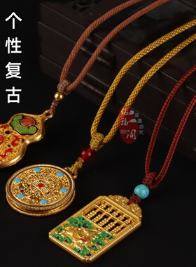 手工编织如意绳黄金老铺项链绳