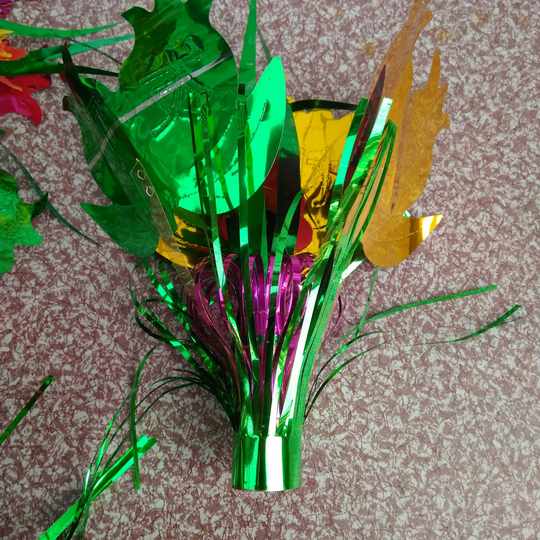 Lantern supplies small spring grass pagoda flower plastic flower basket fruit basket tea pagoda flower bright paper decorative flower