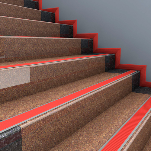 台阶自粘止滑条楼梯防滑条室外踏步PVC防水防滑贴斜坡压条