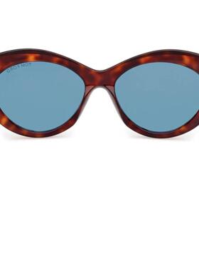 TOMFORD汤姆福特FT1111 54V Toni红色棕色椭圆形太阳眼镜55 16