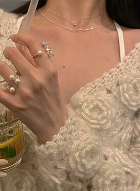 纯银珍珠戒指PoeticTwinkle