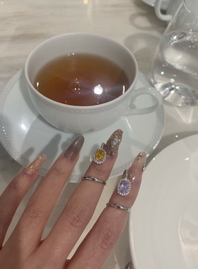 纯银PoeticTwinkle彩钻小众