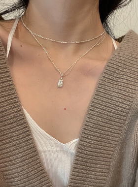 poetictwinkle原创结晶雕刻项链