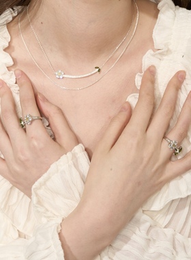 poetictwinkle锁骨链925纯银