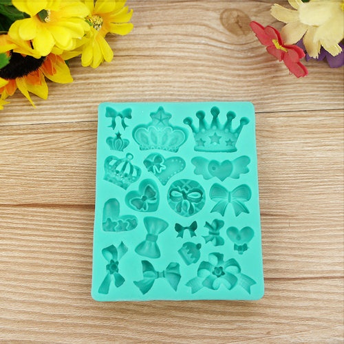 烘焙模具 皇冠 蝴蝶 液态硅胶模具 翻糖蛋糕 巧克力 手工皂模具 - 图2