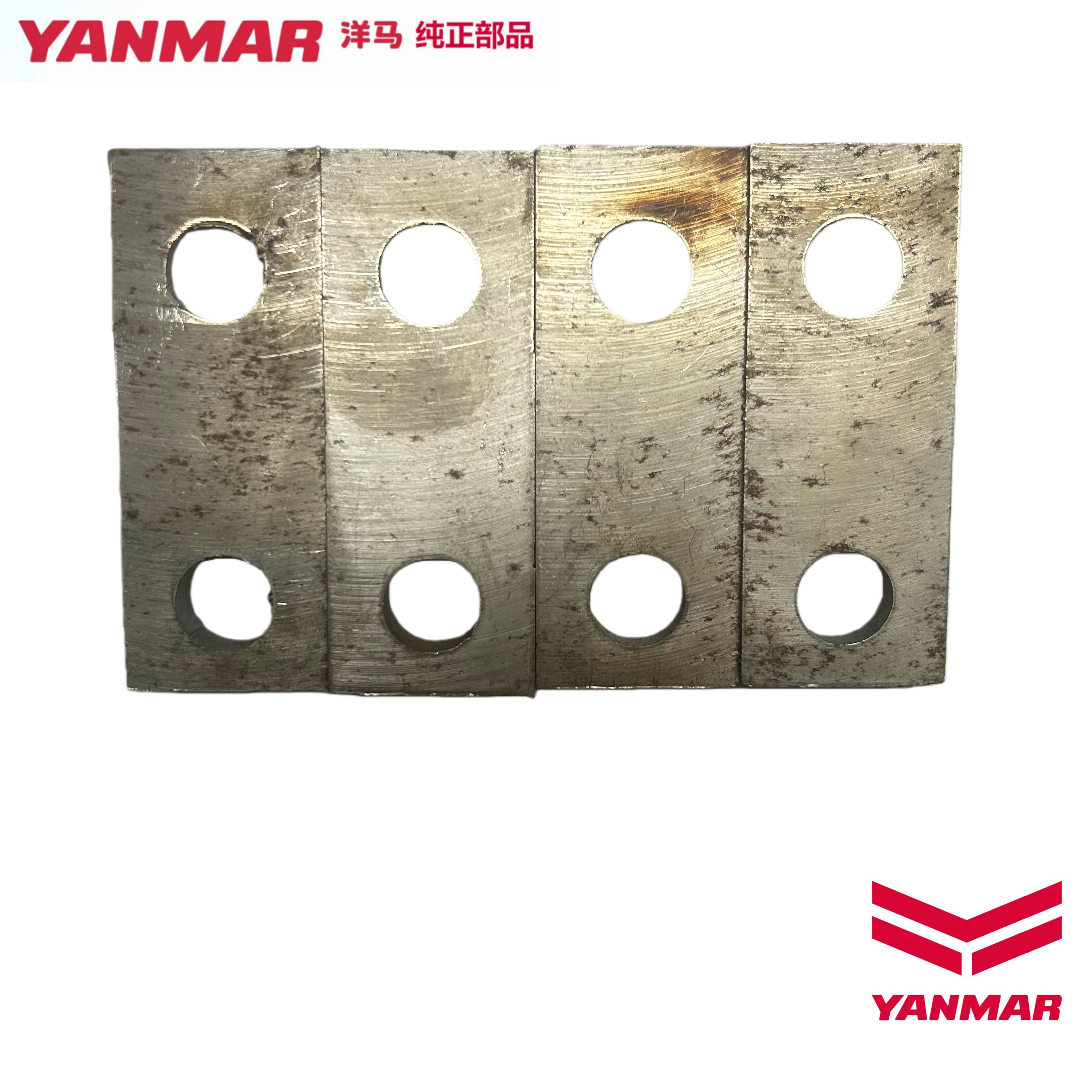 洋马收割机配件YH1180 YH6118底盘八字腿调整改善垫片一套4片,淘宝优惠券,粉丝福利购,淘宝优惠卷