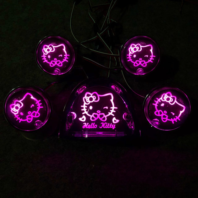 Turtle Five Turn Signal ເຕົ່ານ້ອຍ Hello Kitty KT