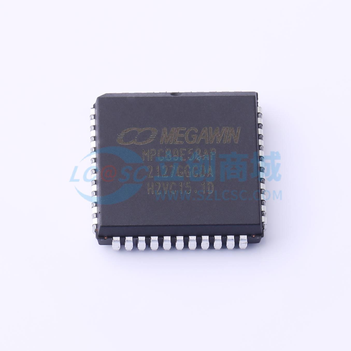 单片机(MCU/MPU/SOC) MPC89E58AP PLCC-44(16.5x16.5) 电子元器件 - 图1