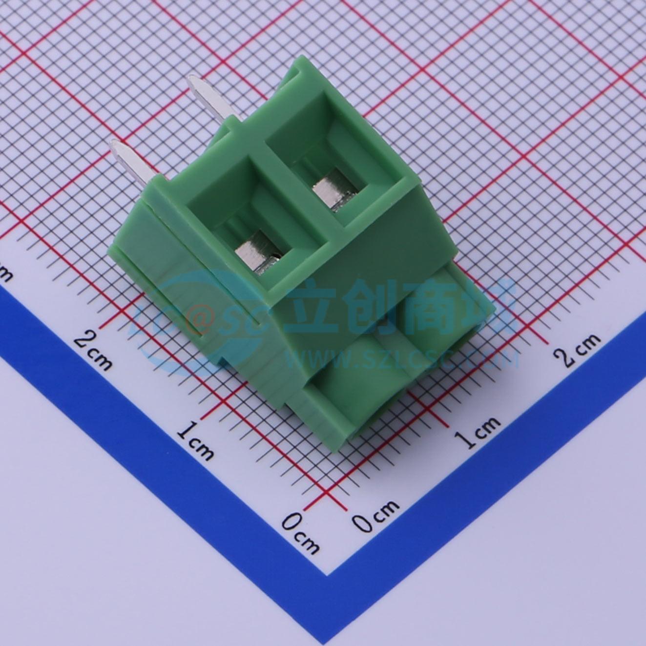 螺钉式接线端子 KF7620-7.62-2P 插件,P=7.62mm 1x2P 电子元器件 - 图0