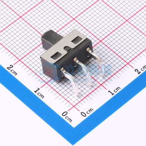 滑动开关 HX SS12D10G6-WJ 插件-3P,6.7x12.7mm 单刀双掷 12.7mm - 图0