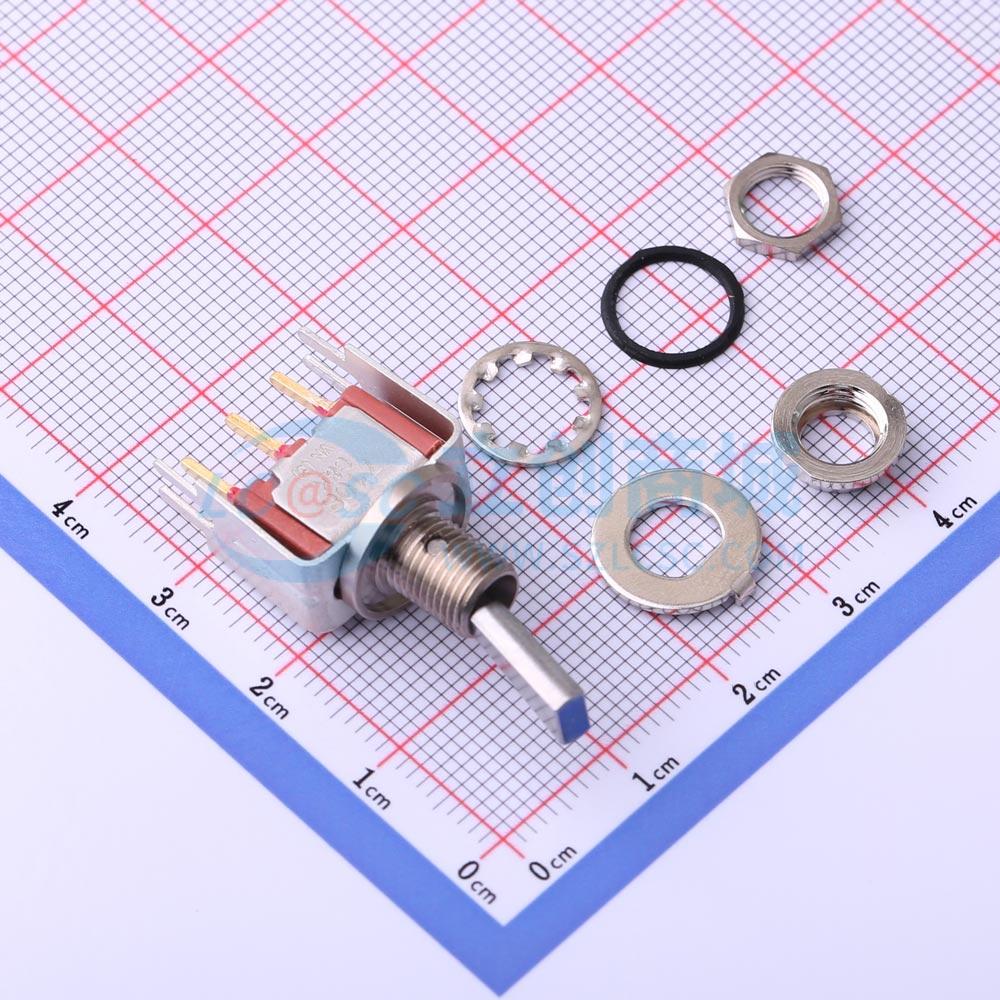 钮子开关 7108P3CWV3BE 插件 原装正品 电子元器件配单 - 图0