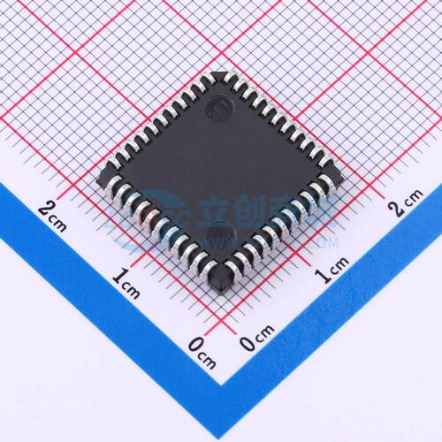 单片机(MCU/MPU/SOC) AT89C51RC-24JU PLCC-44(16.6x16.6) 原装 - 图0