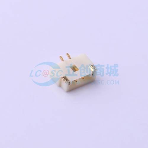 线对板针座 A1255WR-S-02PD02 SMD,P=1.25mm,卧贴 1x2P 卧贴 原装 - 图1