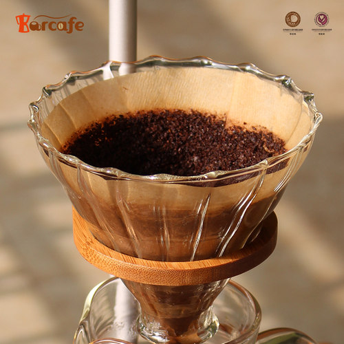 Barcafe 咖啡无漂白咖啡滤纸 摩卡壶滤纸V60滴漏式手冲咖啡过滤纸 - 图1