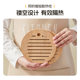Insulation pad Place pad Anti-scalding and high temperature resistance bamboo pad Desktop heat-resistant bowl pad Coasters High-end light luxury home dining plate pad