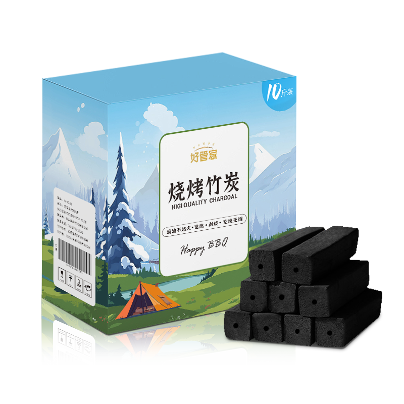 木炭烧烤碳果木速燃碳取暖户外家用室内无烟煤炭竹炭围炉煮茶炉子 - 图1