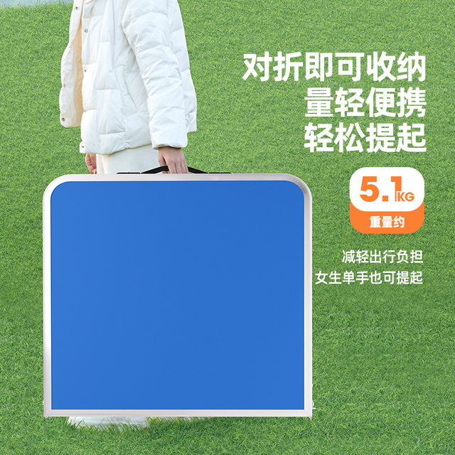 Folding table outdoor street stall