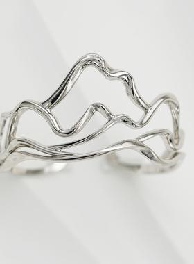 喻棠italks|云中锦书|山川手镯可调节男女同款多用发冠