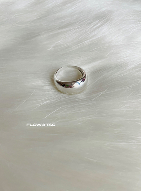 FLOWTAG女银个性简约时尚戒指