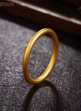 x素圈指环永不掉色经典磨