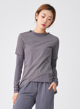 现代舞瑜伽服棉短袖休闲表演服