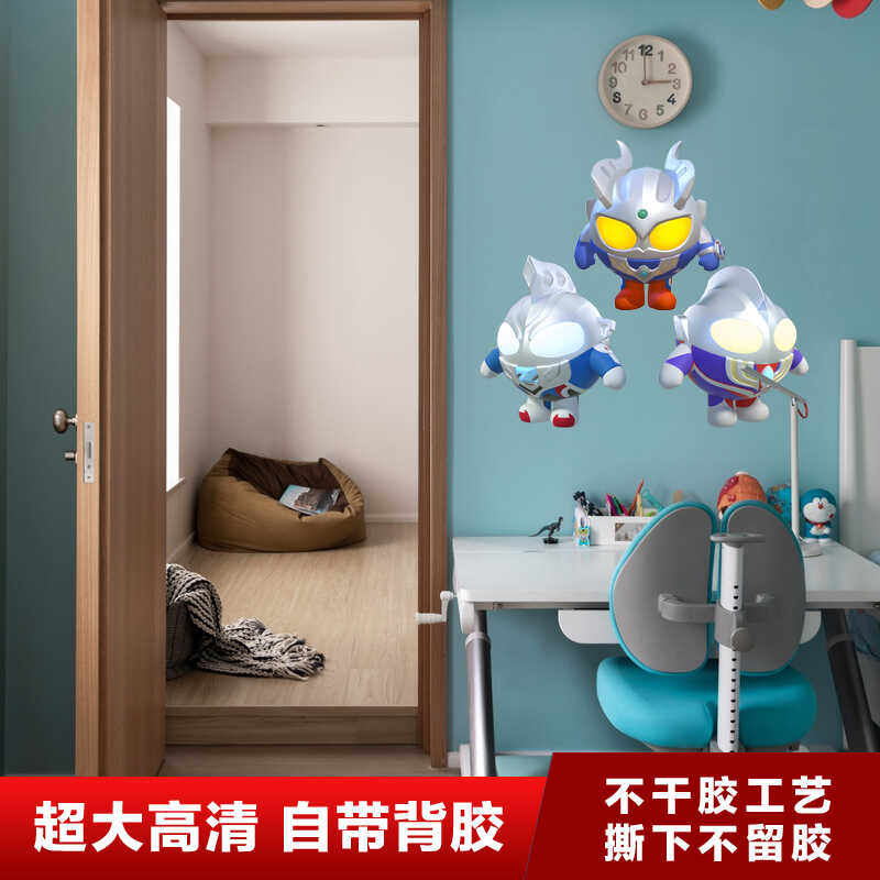 蛋仔派对自粘墙贴壁画纸儿童房房间生日布置宿舍超大高清贴纸海报