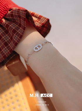 新款个性小众轻奢复古高级感满钻