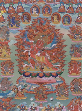 普巴金刚唐卡画像挂画家用