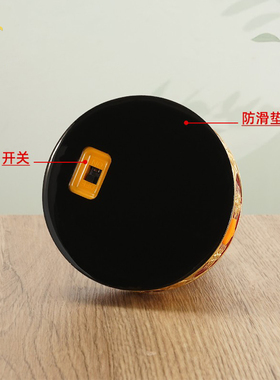 车载太阳能转轮经筒摆件