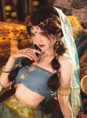 印度宫廷西域女神奢华古风配饰