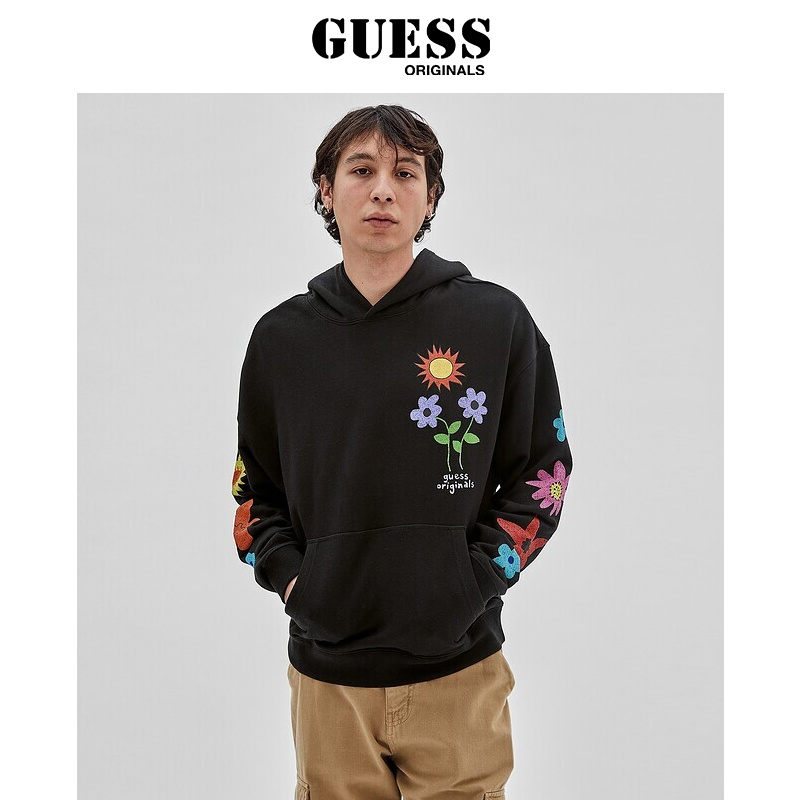 GUESS Originals地球日系列男士连帽套头卫衣-M3GQ25KBQO2-图1