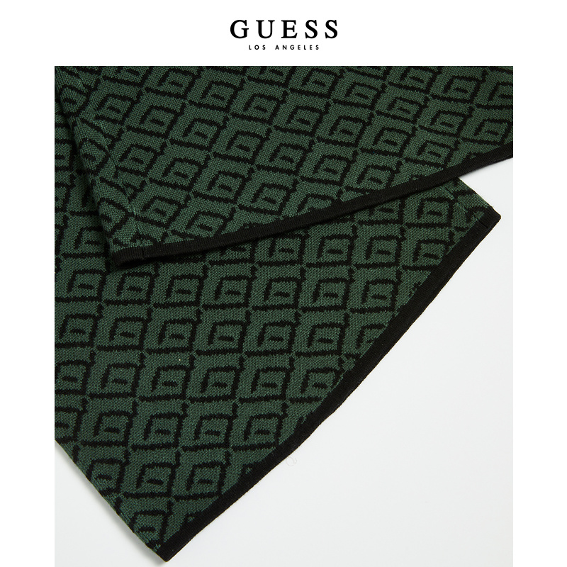 GUESS女士复古高腰宽松阔腿休闲裤-W2BB34Z2YK2 - 图3