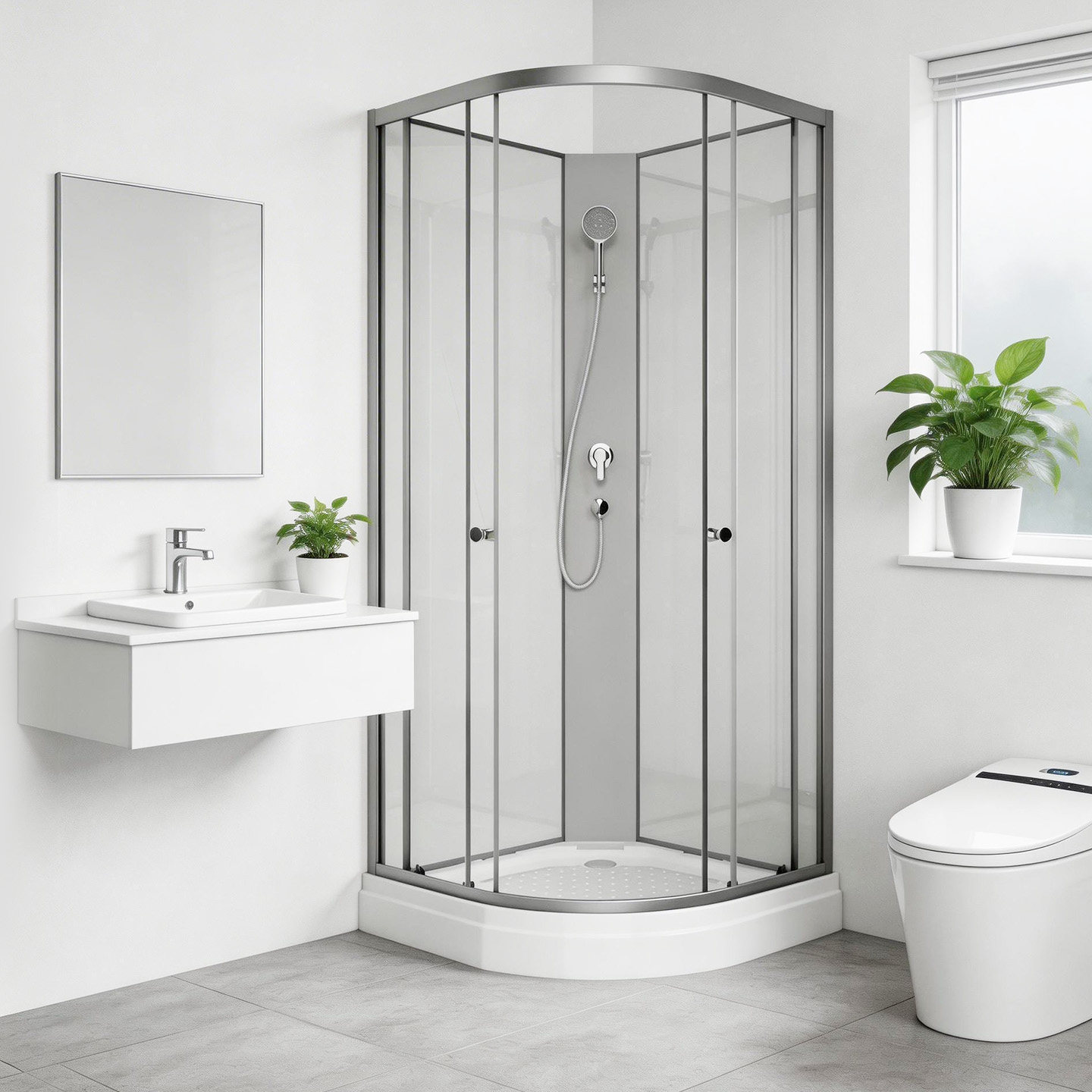 Integrated bathroom integrated bathroom independent finished shower room toilet with base integrated shower room