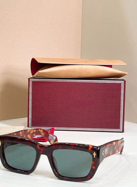 jmm  WALKER 10周年复古粗大框方形太阳眼镜男女款醋酸纤维墨镜