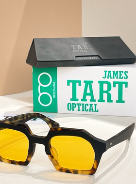 JAMES TAR 577复古粗框个性不规则多边形墨镜男女款帅气太阳眼镜