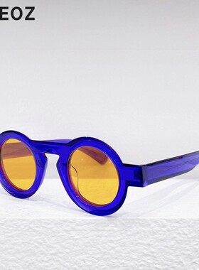 THEO粗框复古男女款圆形墨镜