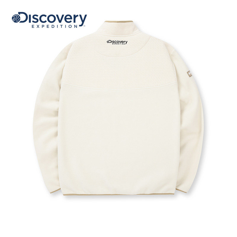 Discovery探索秋冬户外软壳保暖运动套头衫轻量立领抓绒卫衣男,淘宝优惠券,粉丝福利购,淘宝优惠卷