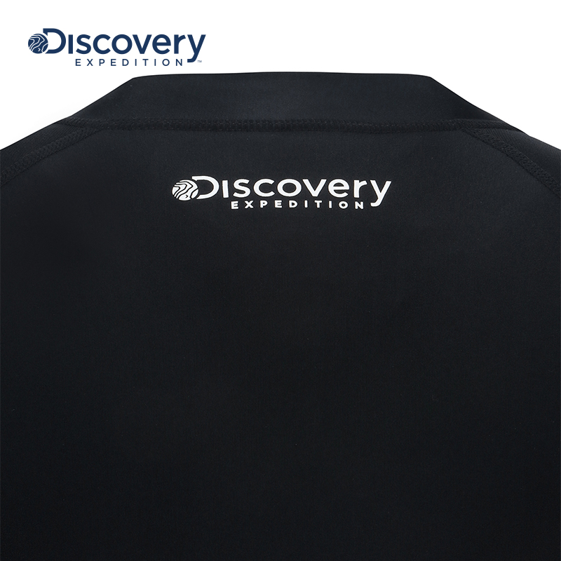 Discovery探索冲浪浮潜分体式泳装短款游泳长袖上衣女 - 图1