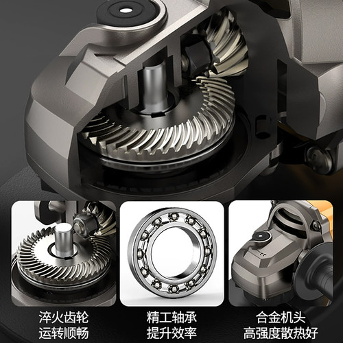 浩盾无刷角磨机150mm大功率打磨机切割机专业级抛光机2200W磨光机 - 图2
