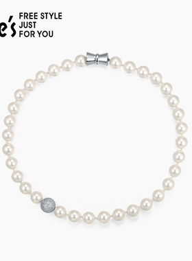 she’s大珍珠复古高级感项链