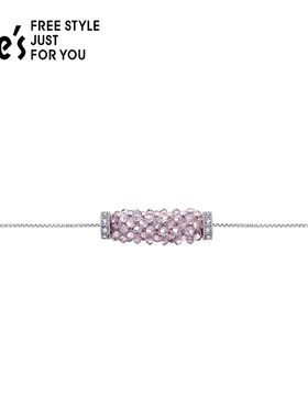 she’s水晶锁骨链女璀璨项链