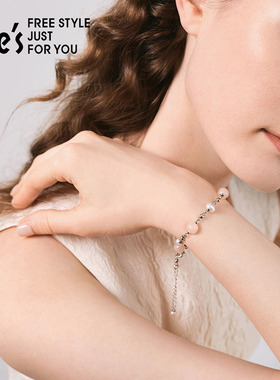 she’s绿柱石珍珠手链轻奢