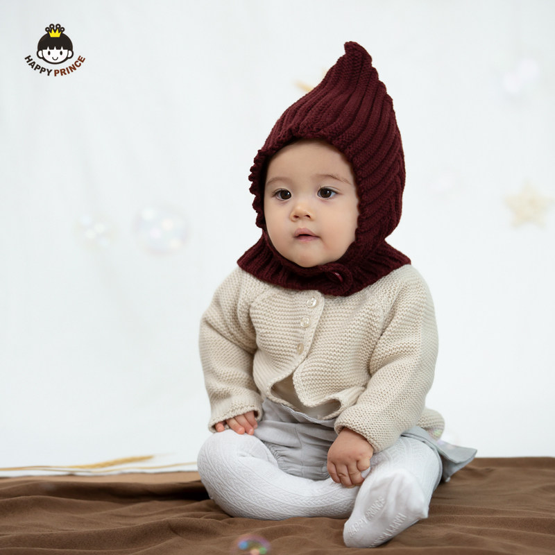 婴儿帽子秋冬婴幼儿毛线帽男宝宝帽子秋冬0-3岁儿童帽子女潮韩版,淘宝优惠券,粉丝福利购,淘宝优惠卷