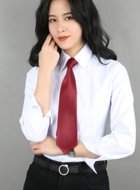 Jisuin商务拉链领带赠领带夹
