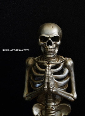 欧式树脂骷髅造型摆件装饰